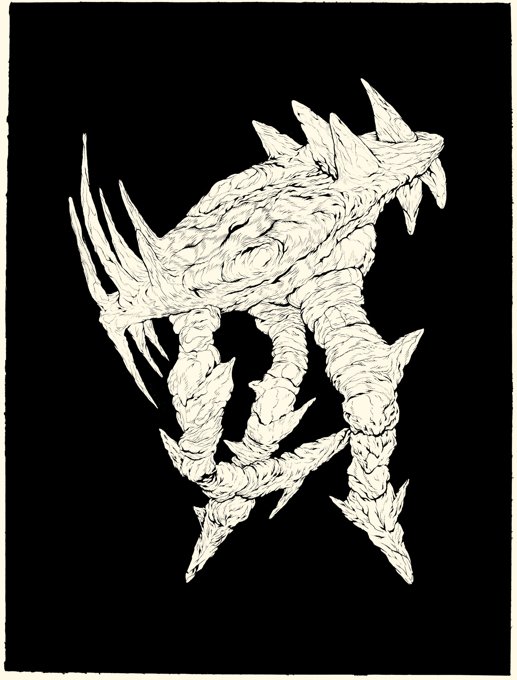 Sahej Rahal, OFFERING, a series of 32 unique drawings, Nr. 1