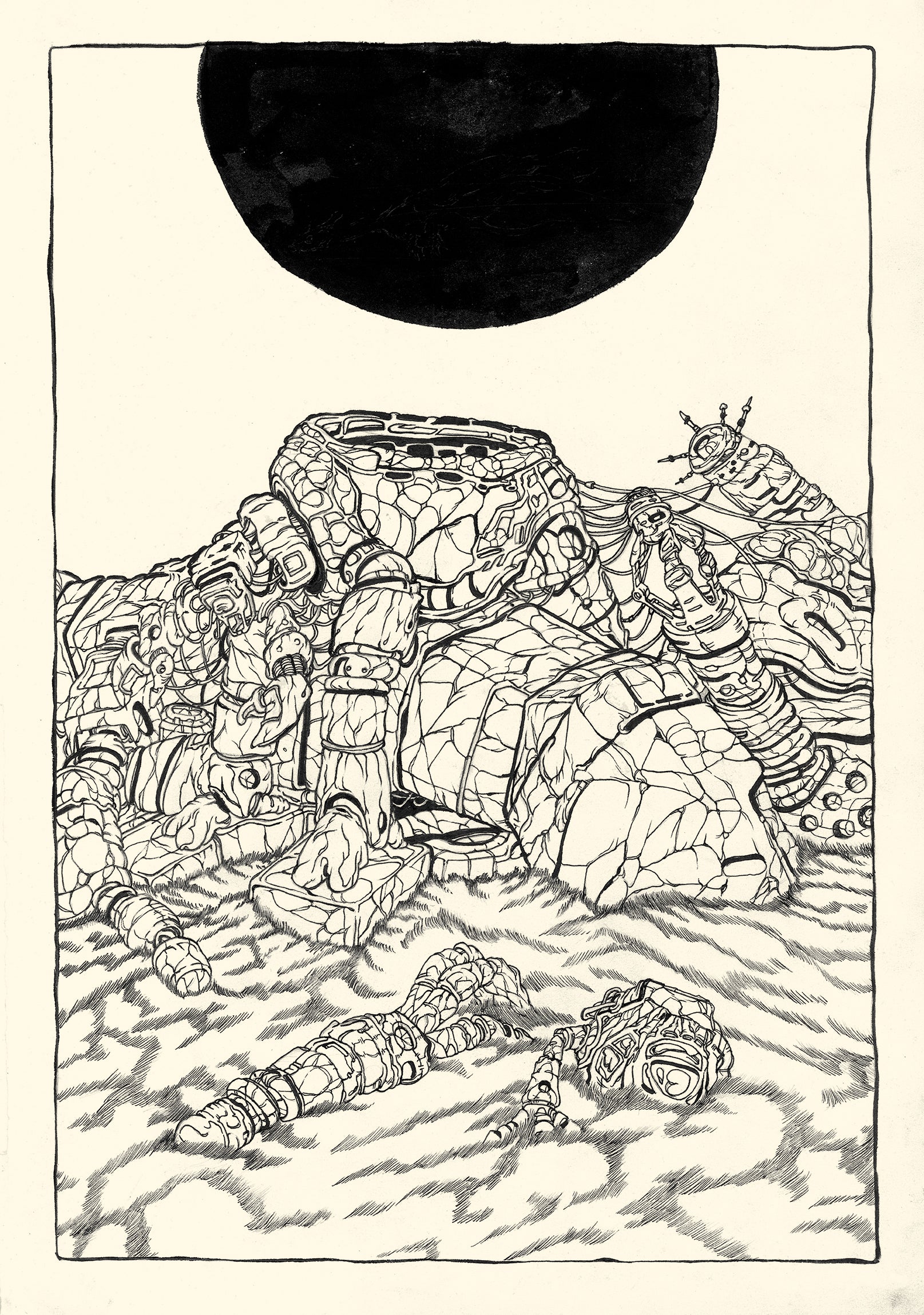 Sahej Rahal, OFFERING, a series of 32 unique drawings, Nr. 11