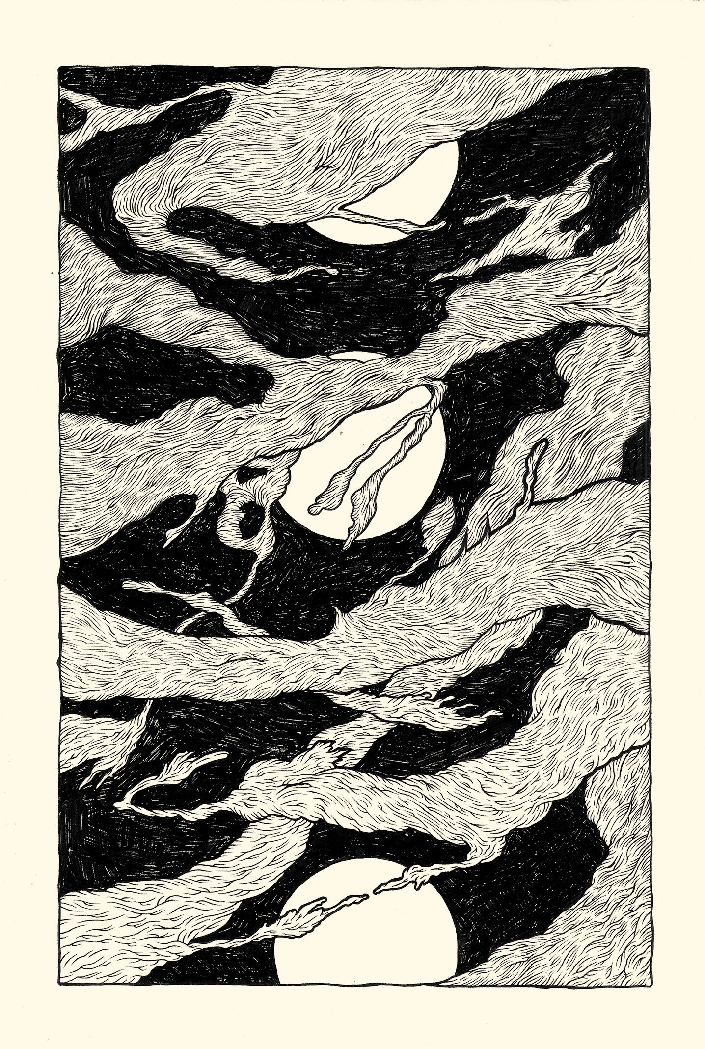 Sahej Rahal, OFFERING, a series of 32 unique drawings, Nr. 3