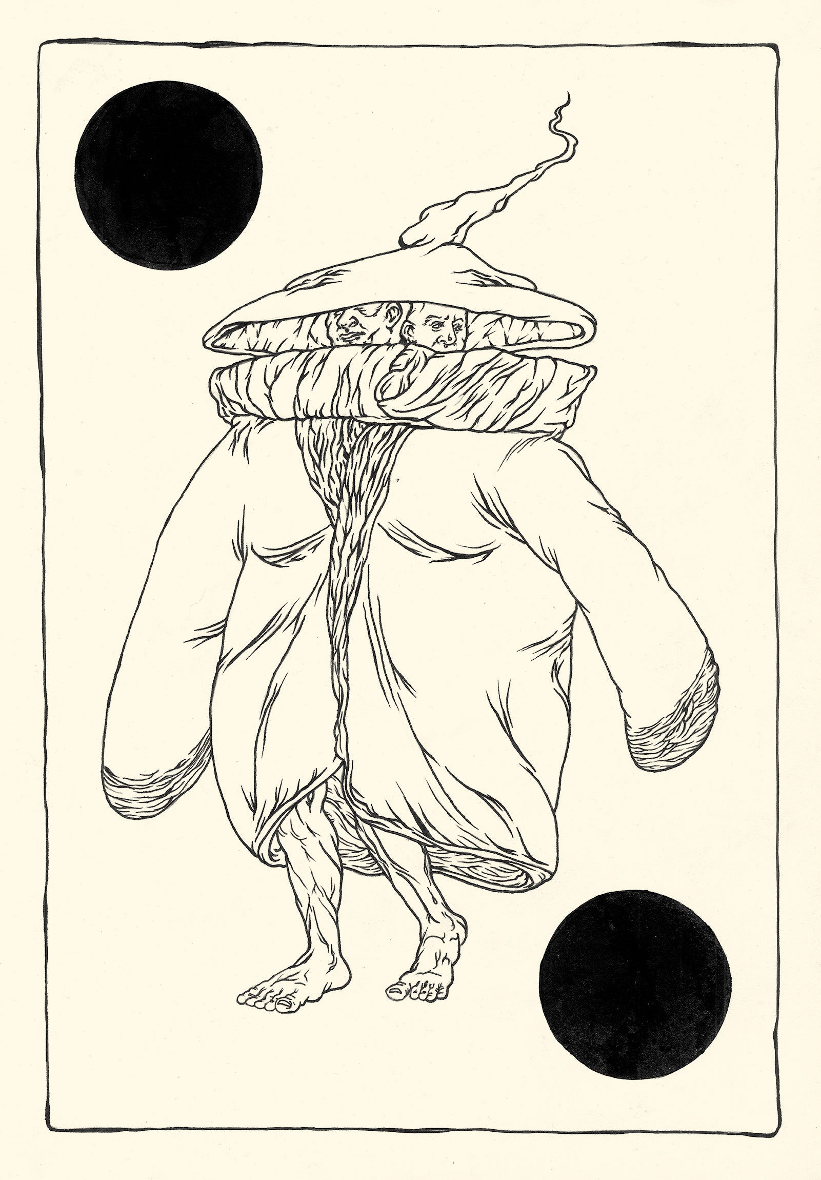 Sahej Rahal, OFFERING, a series of 32 unique drawings, Nr. 6