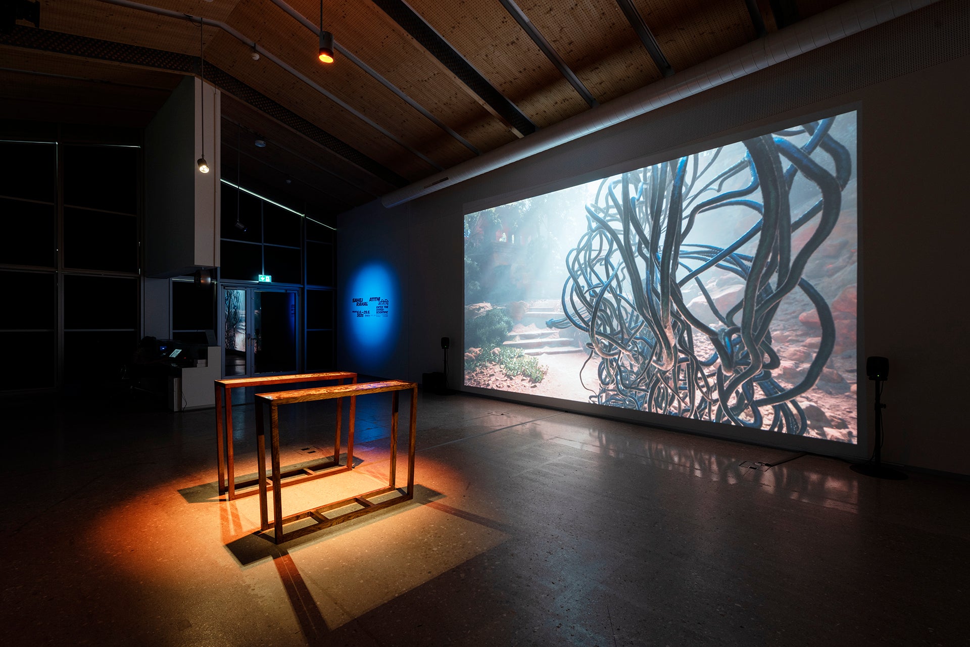 Sahej Rahal, Atithi, installation and interactive AI simulation