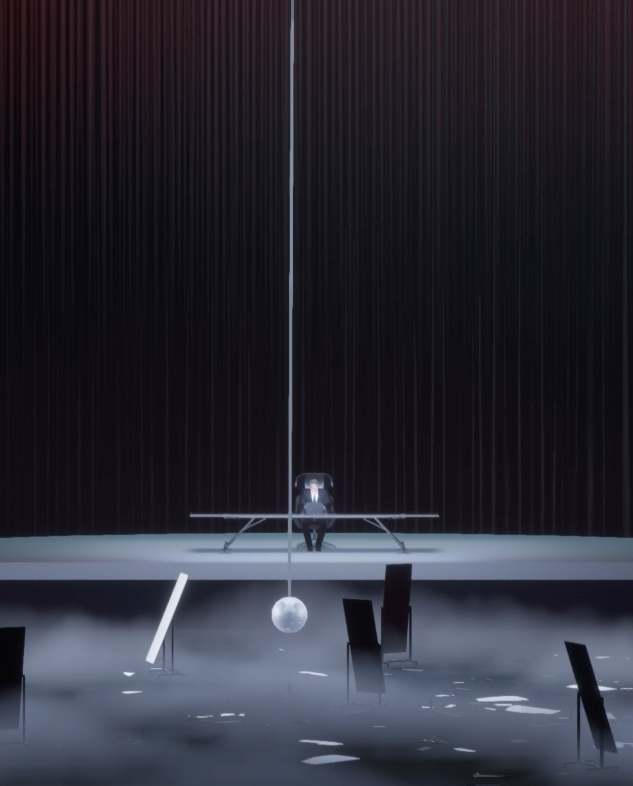 Vincent Moulinet,  daddy loves you too., real time simulation