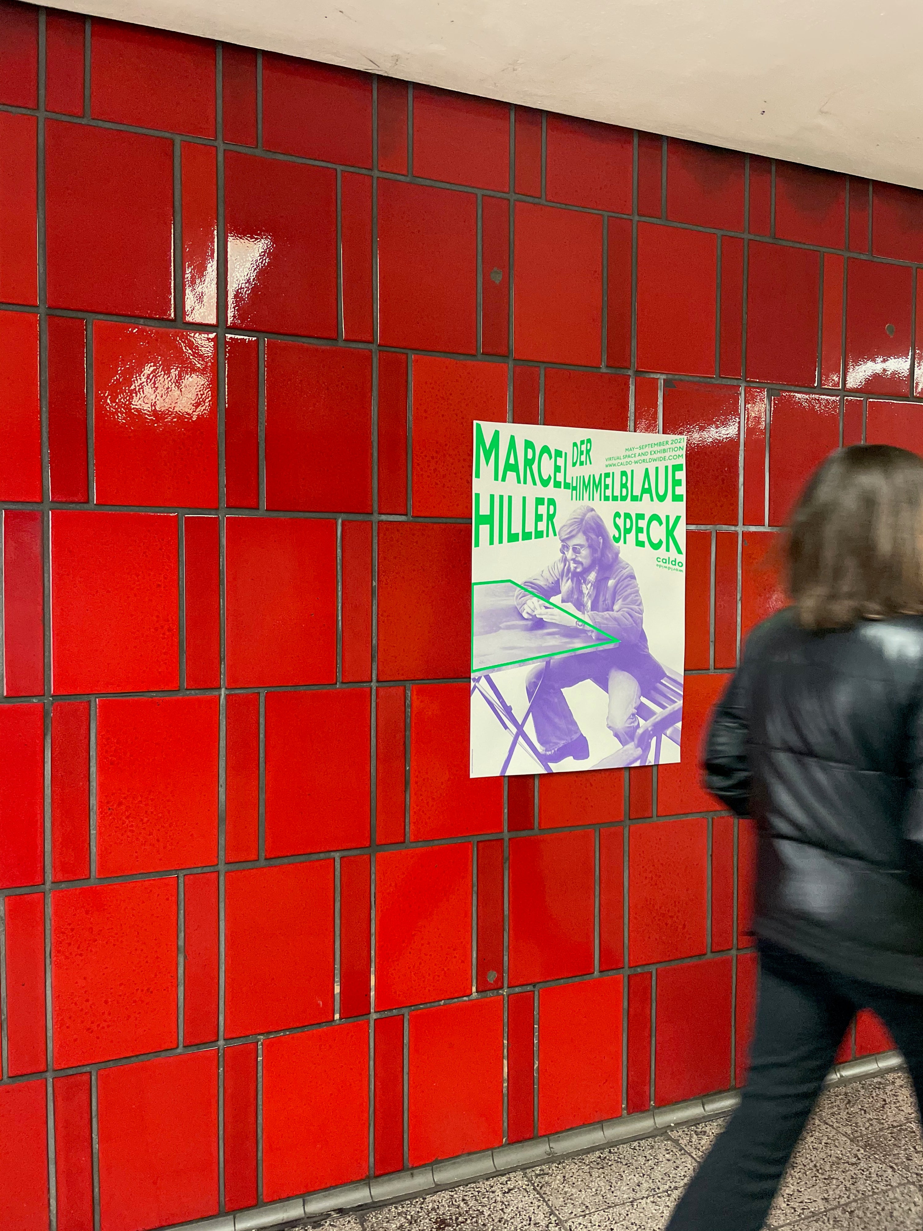 Poster Edition "Marcel Hiller - Der Himmelblaue Speck"
