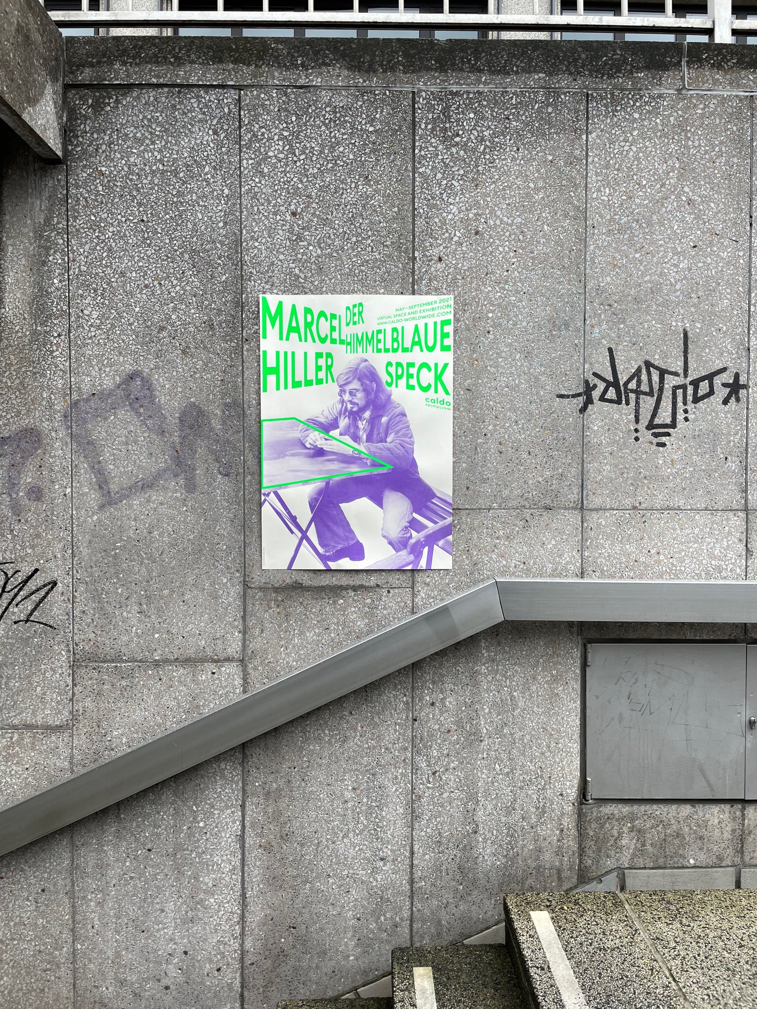 Poster Edition "Marcel Hiller - Der Himmelblaue Speck"