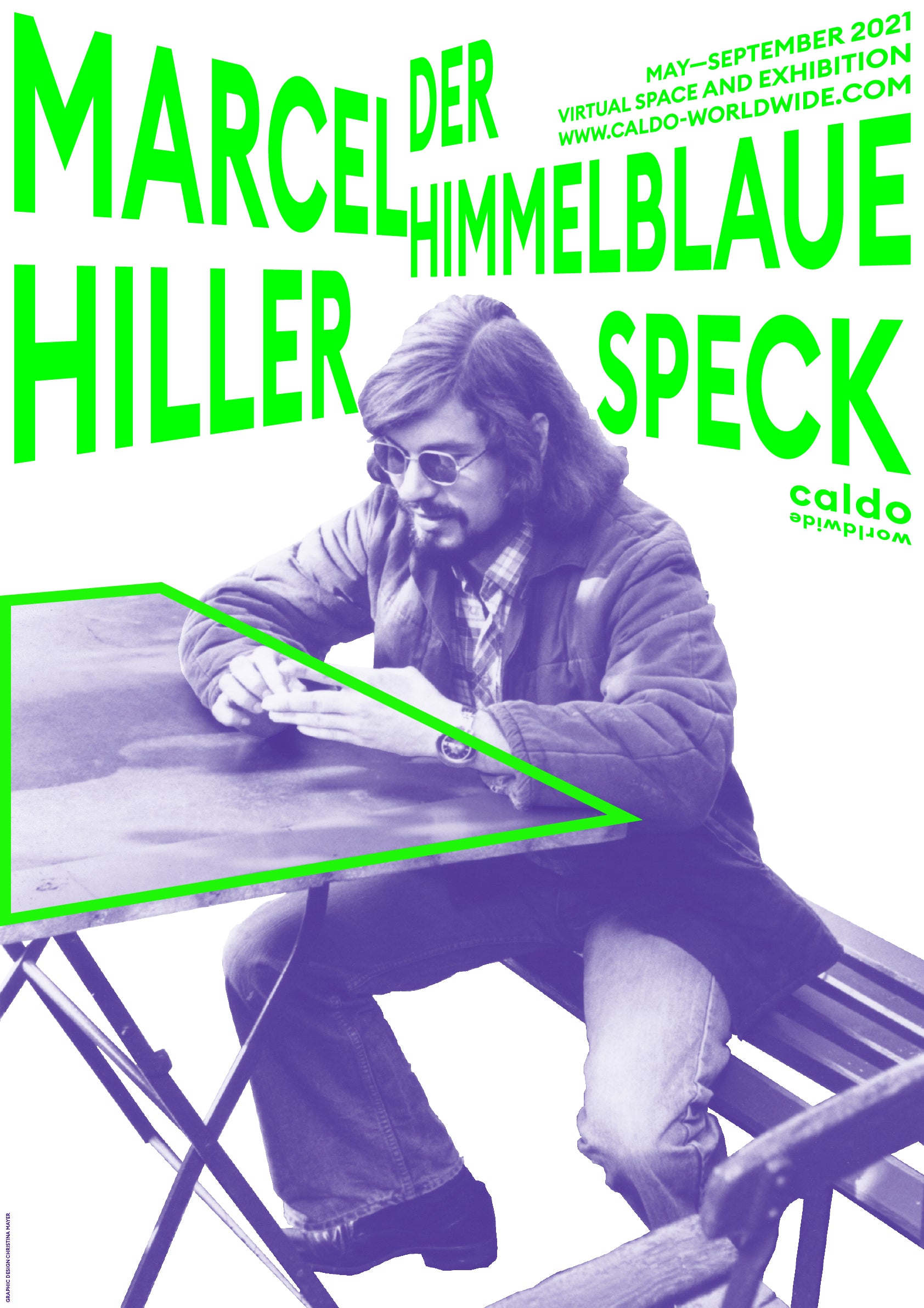 Poster Edition "Marcel Hiller - Der Himmelblaue Speck"